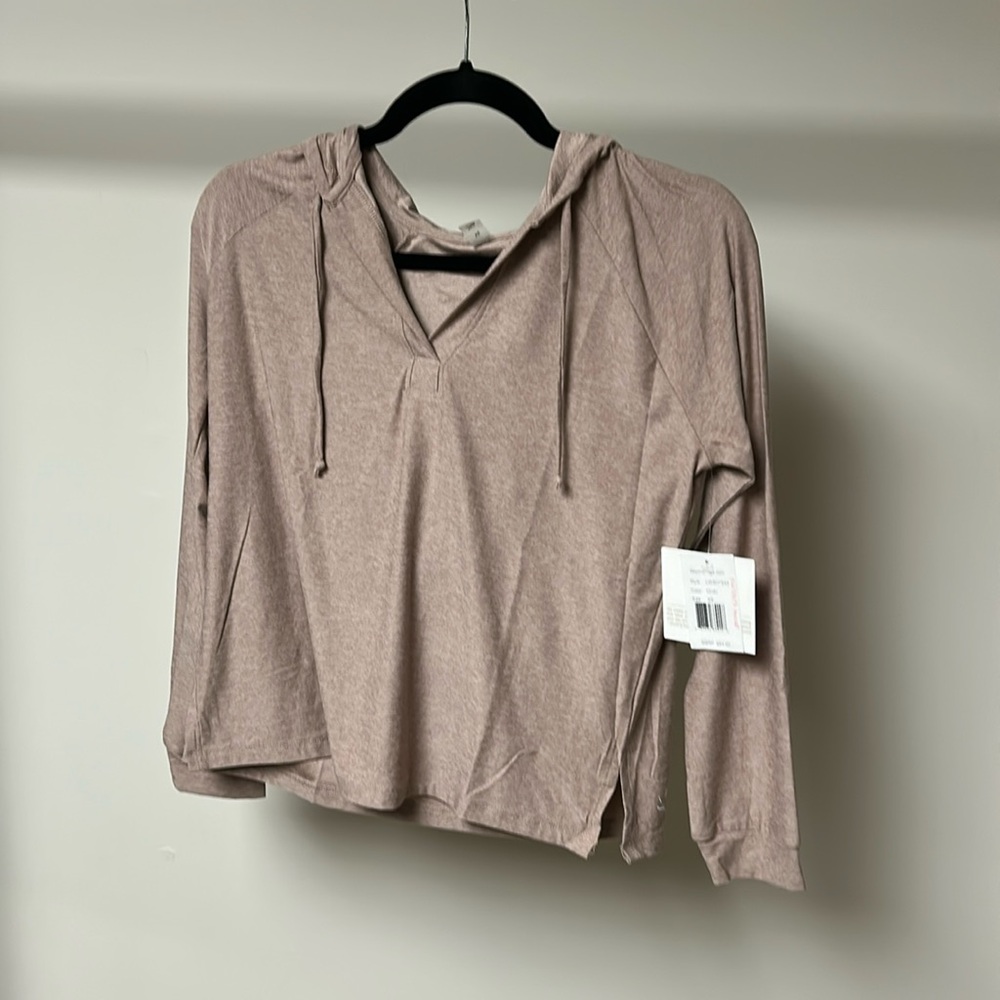 Beyond yoga feather weight the splits hoodie chai